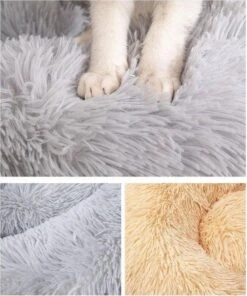 BEESSIES® Donut Hondenmand/hondenkussen 120 Cm - Wasbare Hoes - Taupe - Hond Kussen Mand -Hondenproducten 1001x1200 1