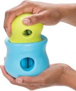 West Paw Toppl Zogoflex - Uitdagend En Sterk Speelgoed Voor Honden - Slowfeeder - Vulbaar Met Voer Of Snacks - Kleur: Groen, Maat: Large -Hondenproducten 1001x1200