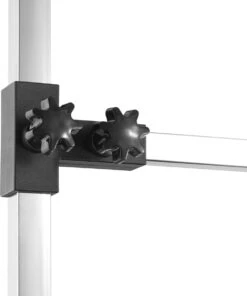 Tectake - Honden Trimtafel Met Twee Lussen - Zwart/zilver- 402893 -Hondenproducten 1003x1200