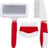 YUNICS® Hondenborstel Set - Hondenkam - Klittenkam – Slicker - Borstelset – Hondenhaar - Haarverzorging - Dierenverzorging - 3 Delig -Hondenproducten 1010x1200