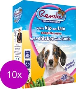 10x Renske Vers Gestoomd Complete Menu Kip - Lam 395 Gr 16 10x Renske Vers Gestoomd Complete Menu Kip - Lam 395 Gr -Hondenproducten 1028x1200