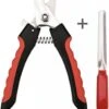 Merkloos Professionele Nagelschaar - Dieren Nagelschaar - Rood & Zwart - Honden Nagelknipper - Hondennagels - Honden Knip Schaar - Honden Knipsch -Hondenproducten 1035x1200