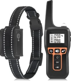 Anti Blafband EN Trainingshalsband In 1 - UNIEK SYSTEEM - 1000m Bereik - 100 Levels - Trainingsband - Antiblafband - Teletac - Geluid En Vibratie/trilling - Grote En Kleine Honden - Volledig Waterdicht - Anti Blafband -Hondenproducten 1049x1200