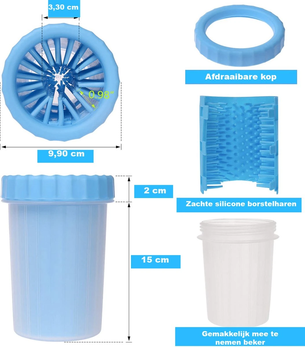 Merkloos Hondenpoot Reiniger - Hondenborstel - Borstel Hond / Kat - Hondenpoten Reiniger - Huisdier Poot Wassen - Borstel - Hondenverzorging - Verzorging Hond - Honden Wassen - Schoonmaak Borstel - Kattenborstel 6 Merkloos Hondenpoot Reiniger - Hondenborstel - Borstel Hond / Kat - Hondenpoten Reiniger - Huisdier Poot Wassen - Borstel - Hondenverzorging - Verzorging Hond - Honden Wassen - Schoonmaak Borstel - Kattenborstel - Afbeelding 4