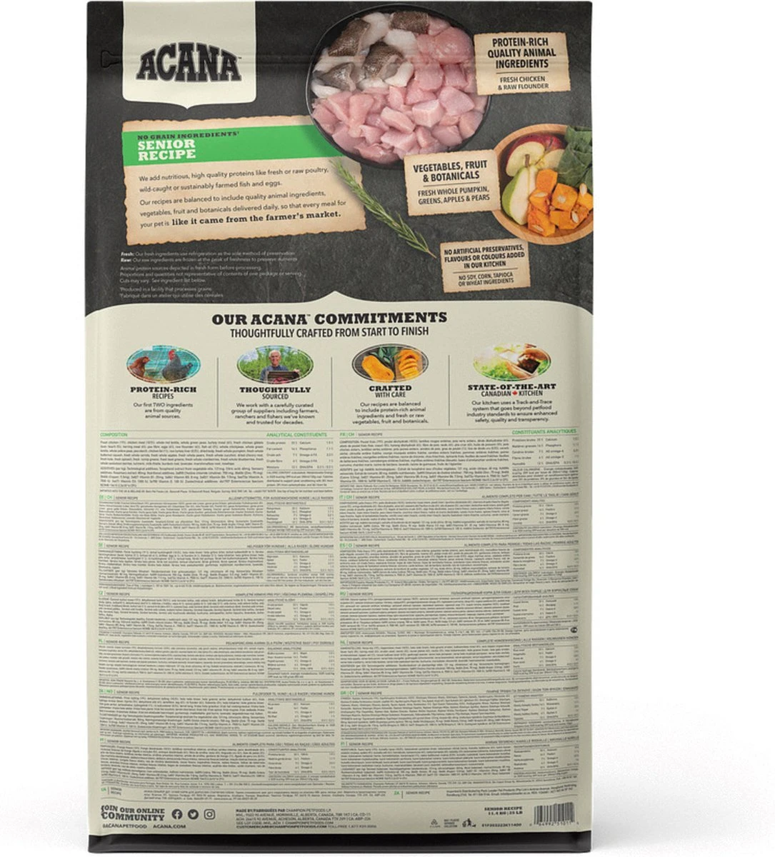 Acana Heritage Senior Dog - 11.4 KG 11 Acana Heritage Senior Dog - 11.4 KG - Afbeelding 9