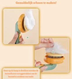 Merkloos Kattenborstel - Hondenborstel - Kattenkam - Pompoen Borstel - Kattenhaar - Haarverwijderaar Voor Huisdieren - Huisdierhaar Verwijderaar -Hondenproducten 1096x1200