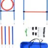 Merkloos Honden Agility Set - 23-delig - Agility Voor De Hond - Agility - Honden Parcours - Honden Training - Rood/Blauw -Hondenproducten 1114x1200 1