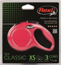 Flexi New Classic Koord - Hondenriem - Rood - S - 8 M - (<12 Kg) 34 Flexi New Classic Koord - Hondenriem - Rood - S - 8 M - (<12 Kg) -Hondenproducten 1115x1200