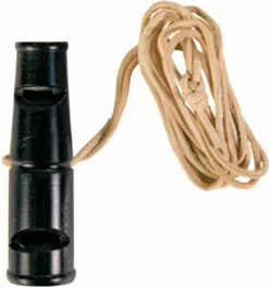 Trixie Dubbeltoonfluitje Buffelhoorn 9 Cm