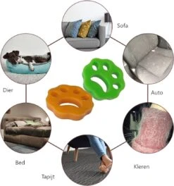 Merkloos Haarverwijderaar Huisdieren - 4 Stuks - Haarverwijderaar Wasmachine - Kattenhaar Verwijderaar - Hondenhaar Verwijderaar - Dierenborstel - 4 Stuks -Hondenproducten 1124x1200 2