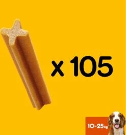 Pedigree Dentastix Kauwstaven - Gebitsverzorgende Hondensnacks - Medium - 105 Stuks -Hondenproducten 1124x1200 4