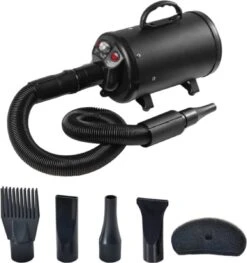 Merkloos Edward&DeVries Professionele Hondenföhn Met 4 Opzetstukken – Waterblazer Voor Honden – Stil Design – Krachtig + Extra Filter - Zwart -Hondenproducten 1128x1200 3