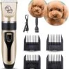 BYER Professionele Dieren Tondeuse Set - Voor Huisdieren Katten & Honden - Draadloos - Oplaadbare Pet Trimmer - Dog Tondeuze Clipper - 5 Standen & Vier Opzetkammen - Low Noise -Hondenproducten 1129x1200
