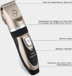 LifeGoods Hondentondeuse - Voor Katten En Honden - Complete Set - 5 Standen - Draadloos - Oplaadbaar - Goud/Zwart 18 LifeGoods Hondentondeuse - Voor Katten En Honden - Complete Set - 5 Standen - Draadloos - Oplaadbaar - Goud/Zwart -Hondenproducten 1131x1200 1