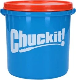Chuckit! Bucket Met 8 Ultra Ballen (M) – Honden Speelgoed – Apporteren – Drijft Op Water – Stuitert – Veilig Voor Gebit – Honden Bal – Ideaal Met De Ballenwerper – Ø 7cm – Oranje/Blauw - Apporteerspeelgoed -Hondenproducten 1132x1200 8