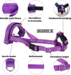 Sharon-B Muilkorf Turquoise Maat S - Fleece - Reflecterend - Kleine Hond -Hondenproducten 1135x1200 3