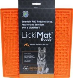 Lickimat Buddy - Voermat - Slow Feeder - 20 Cm - Oranje -Hondenproducten 1137x1200 9
