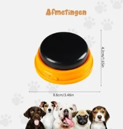 Praatknop Hond – Set Van 4 - Honden Speelgoed – Honden Training – Dogbuttons – Huisdier – Puppy Training - Hondenspeelgoed Intelligentie - Hond Opvoeden -Hondenproducten 1138x1200 3