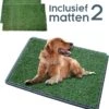 Merkloos Gtrise Hondentoilet Met 2 Matten - Out/Indoor - Zindelijkheidstraining Ebook - Dieren Wc -Hondenproducten 1141x1200 1