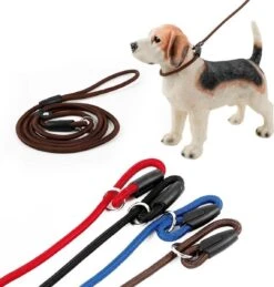 LOUZIR Cesar Millan Sliplijn Met Stop - Hondenriem - Rood - 130 Cm -Hondenproducten 1144x1200 1