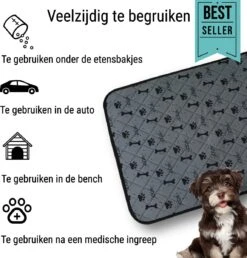 Jooba Puppy Training Pads - Wasbare Puppy Pads 2 Stuks - Hondentoilet - 70x50cm - Puppy -Hondenproducten 1148x1200
