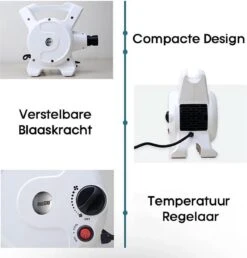 Hondenfohn - Waterblazer Met Draaiknop - 2400W Vermogen Met Warme En Koude Stand - Wit -Hondenproducten 1149x1200 2