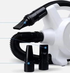 Hondenfohn - Waterblazer Met Draaiknop - 2400W Vermogen Met Warme En Koude Stand - Wit -Hondenproducten 1151x1200 3