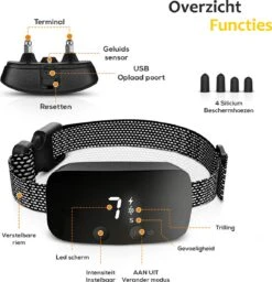 Salvano Anti Blafband - Blafband Voor Honden - Opvoedingshalsbanden - Voor Kleine En Grote Honden - Anti Blafband Zonder Schok- Oplaadbaar - Anti Blaf Apparaat - Blafband - Diervriendelijk -Hondenproducten 1156x1200 6