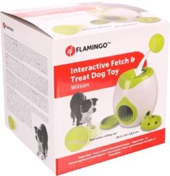 Flamingo - Hondenspeelgoed Wilson Interactive - Groen - 29.5 X 18 X 18 Cm -Hondenproducten 1157x1200 1