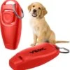 VEDIC® - Luxe Clicker Met Fluit - Clickertraining - Rood - Bevestigingsring - Fluit - Hondentraining -Hondenproducten 1166x1200 3