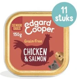 11x Edgard & Cooper Kuipje Vers Vlees Senior Hondenvoer Kip - Zalm 150 Gr -Hondenproducten 1173x1200 8