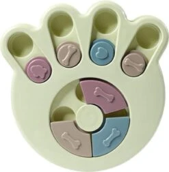 Merkloos Denkspel Voor De Hond Groen - Honden Speelgoed - Slow Feeder - Honden Intelligentie - Anti Schrokbak - Interactieve -Hondenpuzzel