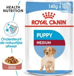 Royal Canin Shn Medium Puppy Pouch - Hondenvoer - 10 X 140 G 22 Royal Canin Shn Medium Puppy Pouch - Hondenvoer - 10 X 140 G -Hondenproducten 1179x1200 7