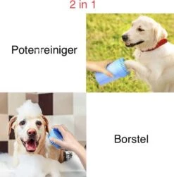 Fuzly- 2 In 1 Hondenpoten Reiniger + Handdoek - Hondenborstel - Borstel Hond / Kat - Hondenpoot Reiniger - Huisdier Poot Wassen - Borstel - Hondenverzorging - Verzorging Hond - Honden Wassen - Schoonmaak Borstel - Kattenborstel - Groen -Hondenproducten 1181x1200