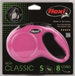Flexi New Classic Koord - Hondenriem - Roze - XS - 3 M -Hondenproducten 1182x1200