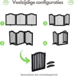 Paws & Claws - Hondenhek Deurhekje - Dog Barrier - 154,5 X 61 Cm - Opvouwbaar - Zwart 9 Paws & Claws - Hondenhek Deurhekje - Dog Barrier - 154,5 X 61 Cm - Opvouwbaar - Zwart -Hondenproducten 1183x1200 4