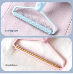 PRO-Deals | Dierenhaar Verwijderen - Haar Verwijderen - Type 2 - Kleur Roze - Kattenharen - Vachtverzorging - Hondenharen - Pluizenverwijderaar - Haaruitval - Kledingreiniger -Hondenproducten 1187x1200
