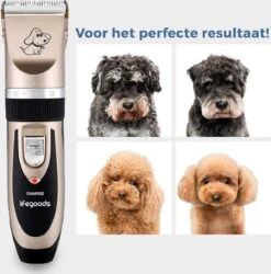 LifeGoods Hondentondeuse - Voor Katten En Honden - Complete Set - 5 Standen - Draadloos - Oplaadbaar - Goud/Zwart 19 LifeGoods Hondentondeuse - Voor Katten En Honden - Complete Set - 5 Standen - Draadloos - Oplaadbaar - Goud/Zwart -Hondenproducten 1187x1200 4
