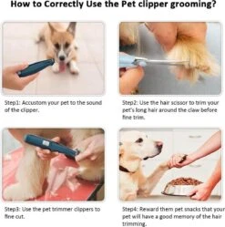 Buxibo Professionele Dieren Tondeuse Set - Tondeuse + Schaar - Voor Huisdieren Honden & Katten - Draadloos - Oplaadbare Pet Trimmer - Precieze Clipper - Low Noise -Hondenproducten 1188x1200 3