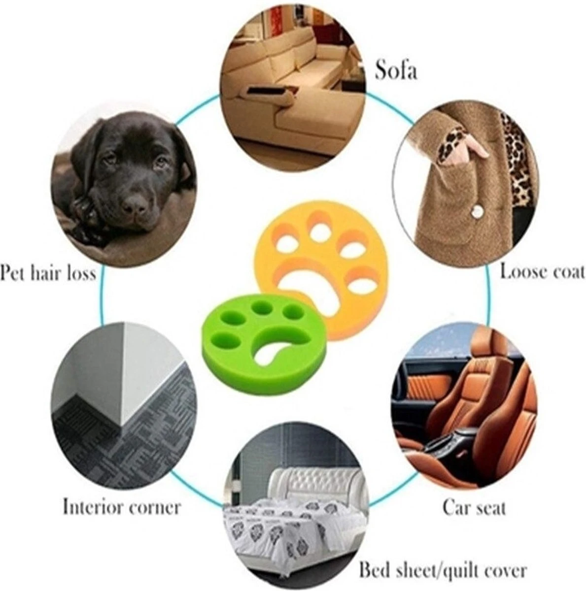 Merkloos Wasmachine Herbruikbare Haarverwijderaar - Huisdierhaar Verwijderaar - Anti Haren - Accessoires Wasmachine - Groen - 1 Stuks 7 Merkloos Wasmachine Herbruikbare Haarverwijderaar - Huisdierhaar Verwijderaar - Anti Haren - Accessoires Wasmachine - Groen - 1 Stuks - Afbeelding 5