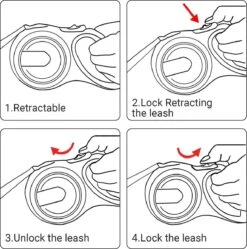 IGOODS - Uitlaatriem - Honden Riem - Katten Riem - Uitlaatriem Voor Dieren - Rollijn - 5 Meter Lang Roze -Hondenproducten 1192x1200 1