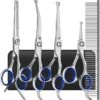 BOTC Schaar Voor Dieren - Set 5 Stuks - Zilver - Effileerscharen - Honden Scharenset - Dierenschaar - Trimscharen - Trimset -Hondenproducten 1195x1200 9