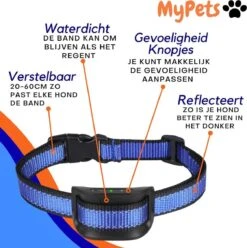 MyPets™ Anti-blafband - Anti Blaf Apparaat - Voor Kleine Honden En Grote Honden - Diervriendelijk - Opvoedingshalsband - Trainingshalsband - 2022/2023 Versie - Inclusief Batterijen -Hondenproducten 1197x1200 3