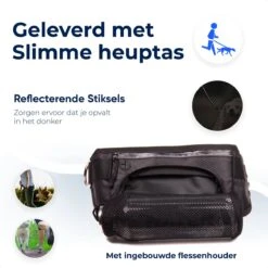 Canicross Looplijn Hond Met Heupriem Voor Hardlopen - Elastische Handsfree Hondenriem - Honden Trainingslijn - 150/200cm - Blauw -Hondenproducten 1199x1200 2