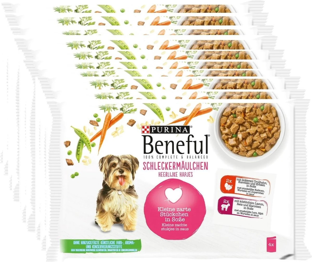 Beneful Pouch - Hondenvoer Kalkoen & Lam In Saus - 40 X 100 G 3 Beneful Pouch - Hondenvoer Kalkoen & Lam In Saus - 40 X 100 G - Afbeelding 2
