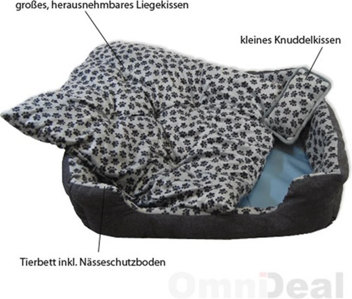 Eyepower Hondenbed 82x70x20 Cm Hondenkussen Wasbaar Dierenkussen Dierlijk Bed Kattenbed Kattenbed... 6 Eyepower Hondenbed 82x70x20 Cm Hondenkussen Wasbaar Dierenkussen Dierlijk Bed Kattenbed Kattenbed... - Afbeelding 4