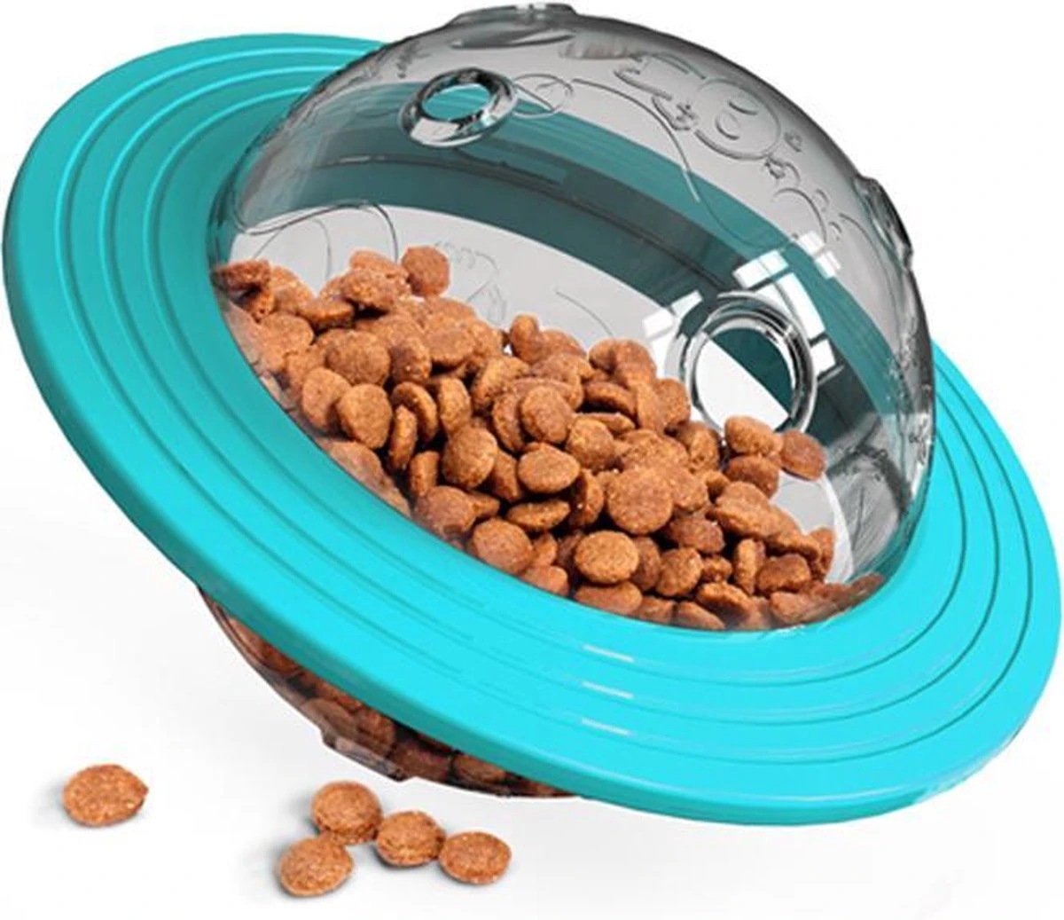 Merkloos Hondenspeeltje UFO Blauw Geschikt Voor Puppy's Tot En Met Grote Honden - Honden Speelgoed - Anti Bijt Speelgoed - Voerbal - Honden Speelgoed Intelligentie - Bijtspeelgoed - Interactieve Hond - Hondenspeeltjes - Traingsbal - Sterk Materiaal - Blauw 10 Merkloos Hondenspeeltje UFO Blauw Geschikt Voor Puppy's Tot En Met Grote Honden - Honden Speelgoed - Anti Bijt Speelgoed - Voerbal - Honden Speelgoed Intelligentie - Bijtspeelgoed - Interactieve Hond - Hondenspeeltjes - Traingsbal - Sterk Materiaal - Blauw - Afbeelding 8