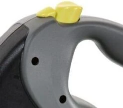 Flexi Giant Tape - Hondenriem - Zwart/Geel - L - 10 M - (<50 Kg) -Hondenproducten 1200x1052