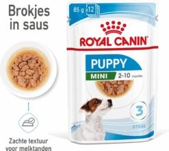 Royal Canin Shn Mini Puppy Pouch - Hondennatvoer - 12 X 85 G -Hondenproducten 1200x1067 3