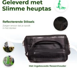 Canicross Looplijn Hond Met Heupriem Voor Hardlopen - Elastische Handsfree Hondenriem - Honden Trainingslijn - 150/200cm - Groen -Hondenproducten 1200x1070